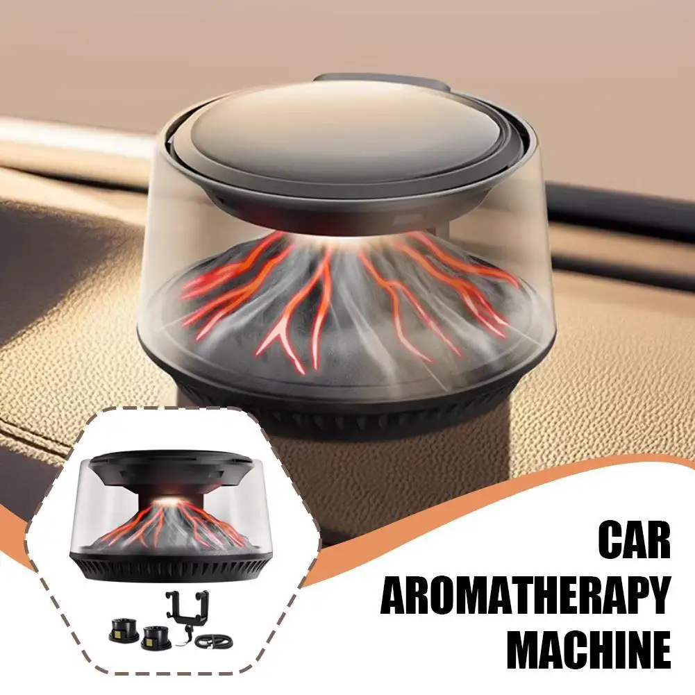 

360° View Mirror Mount Volcanic Iceberg Car Aromatherapy Diffuser Car Air Purifying Interior High end Car Decoration Ornaments