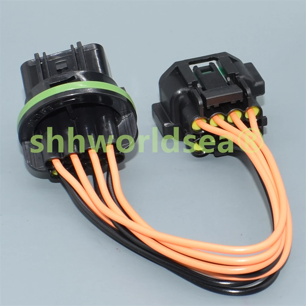 shhworldsea 8 Pin headlight plug auto waterproof connector socket HP066-08021 for KIA K2 K3 K5 HYUNDAI Sonata MISTRA