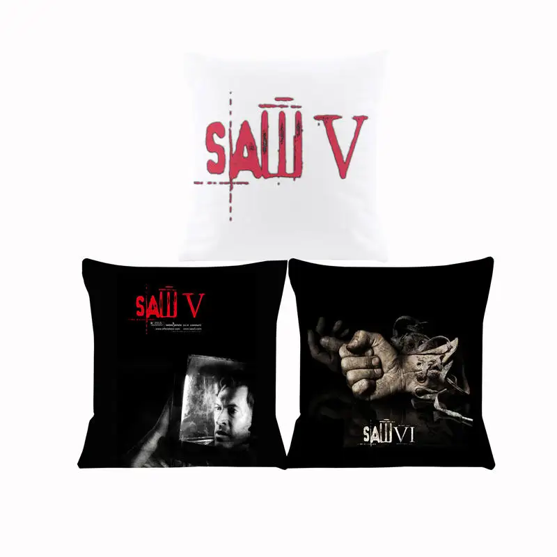 

Cushion Cover for Sofa Saw V Pillow Case Cover Seat Car Throw Pillowcase 45X45cm For Home Decorative SJ-496