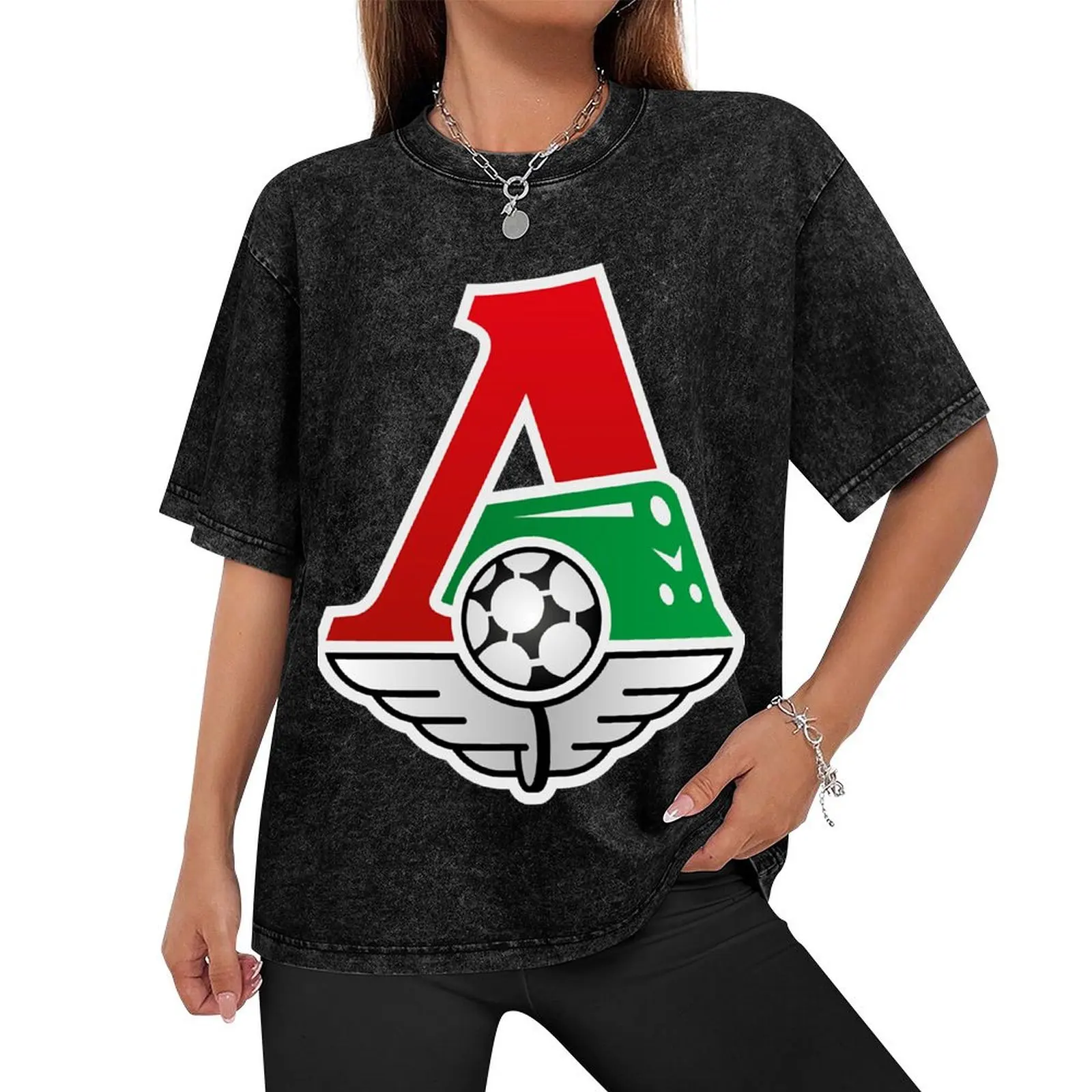 Lokomotiv Moscow T-Shirt vintage quick drying designer shirts cotton graphic tees mens clothing