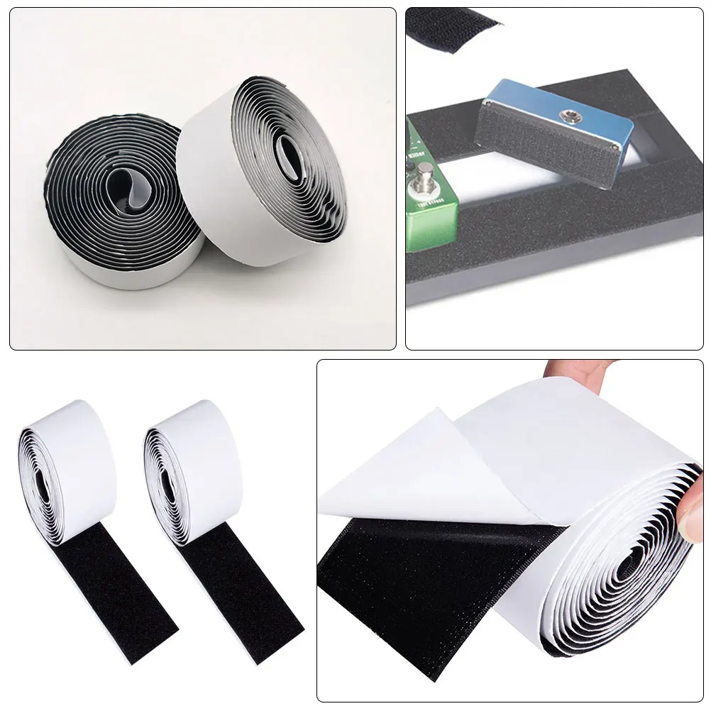 

2 Rolls Strips Install Tape The Guitar Window Extra Strong Black Paper Maintenance Tool
