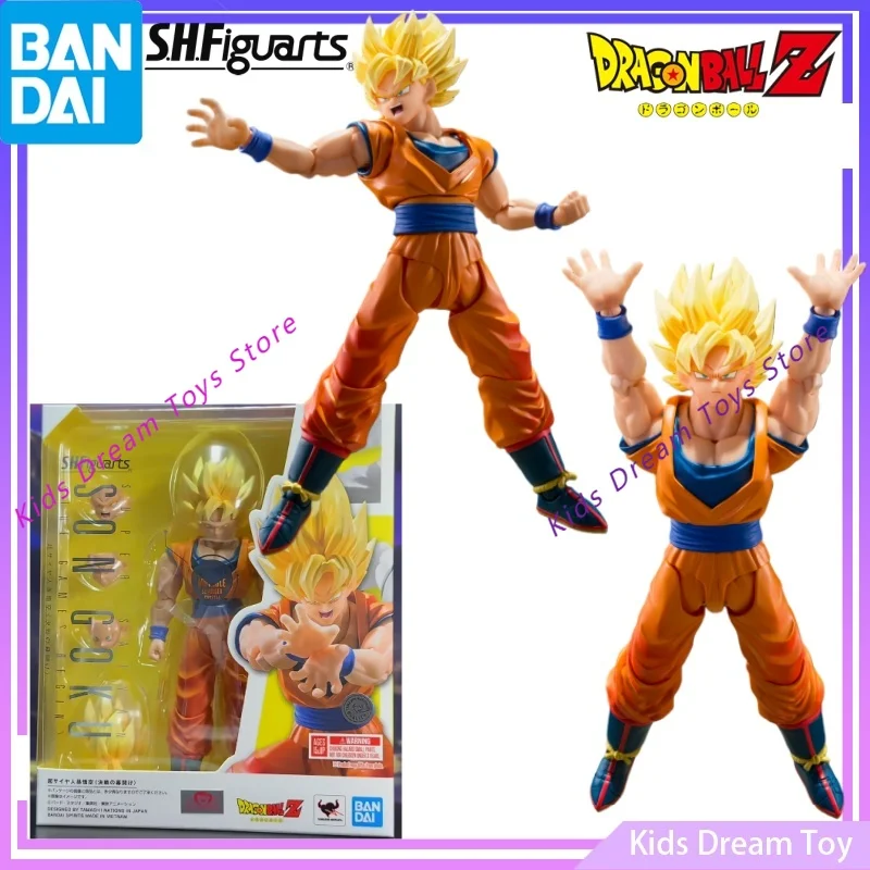 

Bandai Stock Original S.H.Figuarts DragonBall Z Аниме SUPER SAIYAN SON GOKU3.0 (THE GAMES BEGIN) Фигурки Коллекционные игрушки