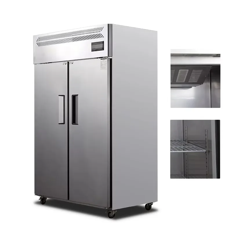Airo Refrigeration Equipment Upright Freezer Stainless Steel Commercial Refrigerator Freezer