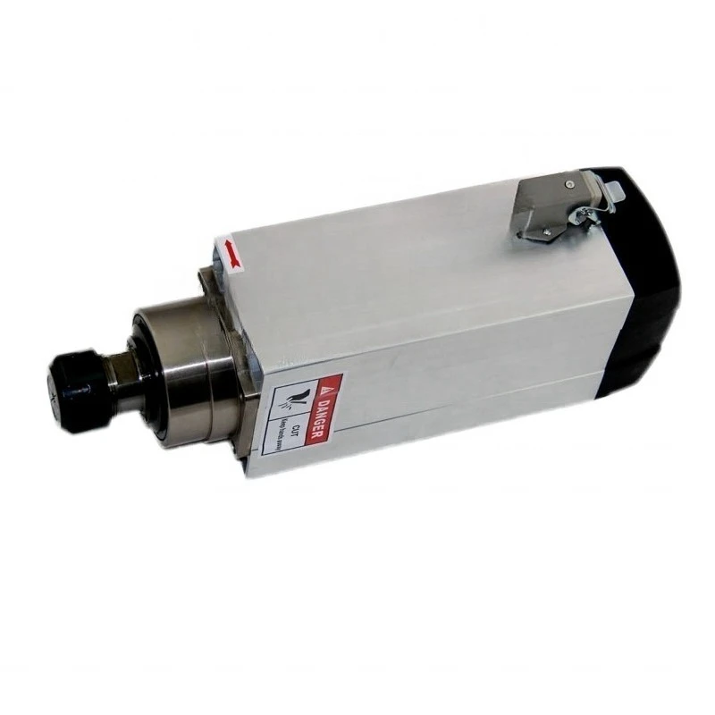 6kw 24000rpm 12A Air Cooling Machine Tool Spindle for Wood Carving