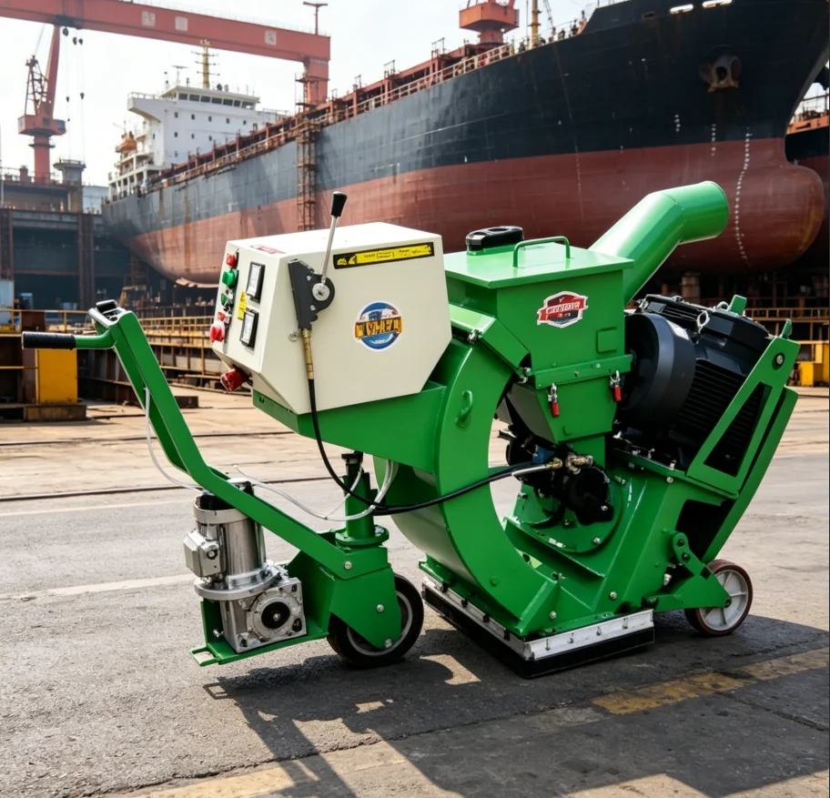 High Efficiency Rubber Tumble Shot Blasting Machine Industrial Road Shot Blasting Metal Polish Equipment