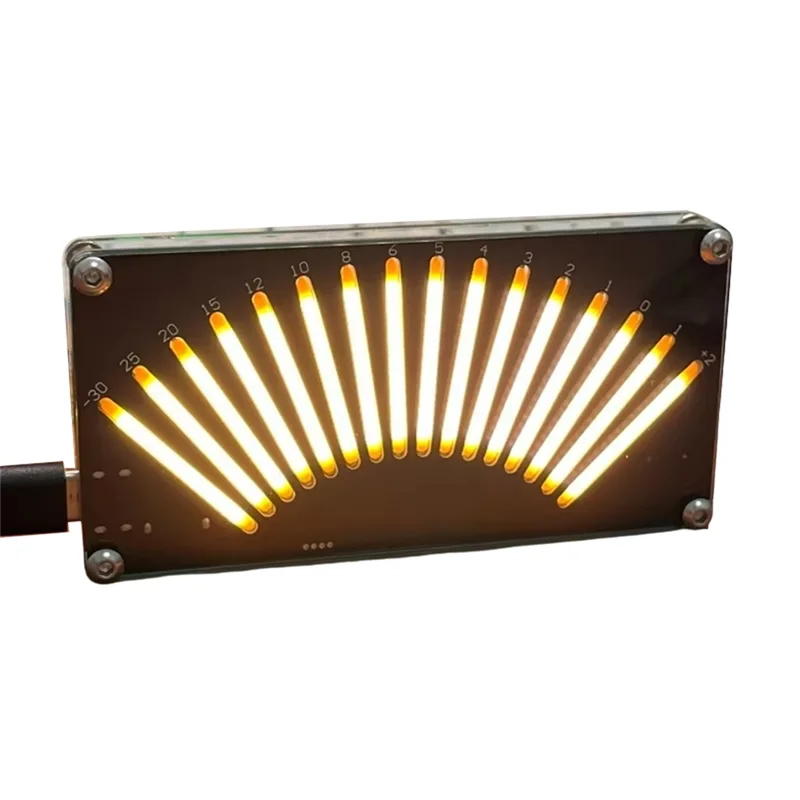 -A96Z DIY Retro Level Indicator LED Music Spectrum LED Audio Level Indicator Pick-Up Rhythm Light Voice Controlled