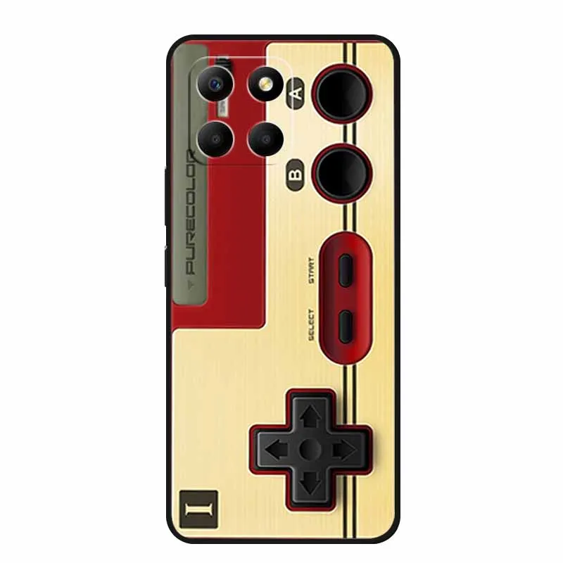 For Honor X5b Plus Case HonorX5b Plus Black Silicone Soft Back Cover Case For Honor X5b Plus Phone Case Cover X5bPlus 6.56\