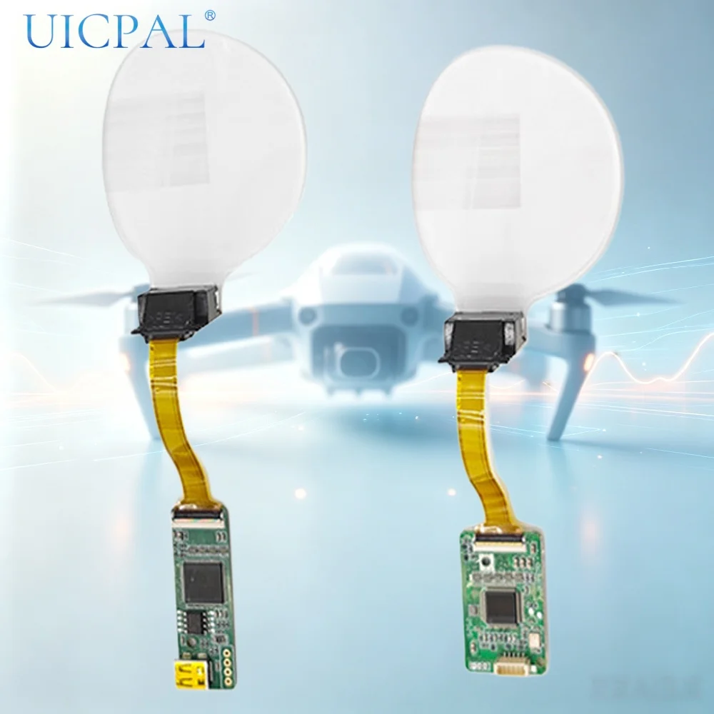 0.23 Inch Micro OLED AR Display Module Optical Waveguide Module HDMI AV Driver Board 640×400 60Hz for AR Smart Glasses Info Disp