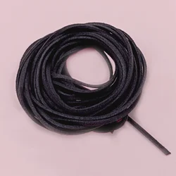 Hilo de terciopelo coreano plano, cuerda de cuero de gamuza sintética, 4,5 M, 1,5mm, para hacer pulseras trenzadas y collares