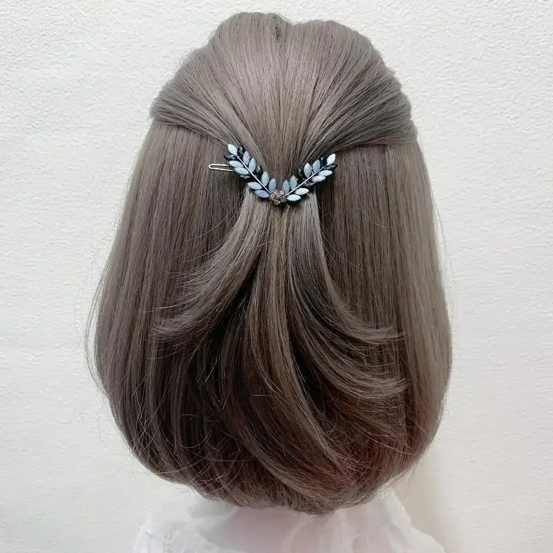 Korean Style Exquisite Retro Hairpin Ponytail Buckle Clip Simple Bangs Side Clip Hair Pins Women Girls Hair Styling Accessories