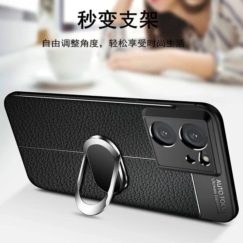 Magnetic Case For Xiaomi Mi 13T Pro Case Holder Ring Phone Cover Luxury TPU Soft Silicone Protection Shell Shockproof Bumper