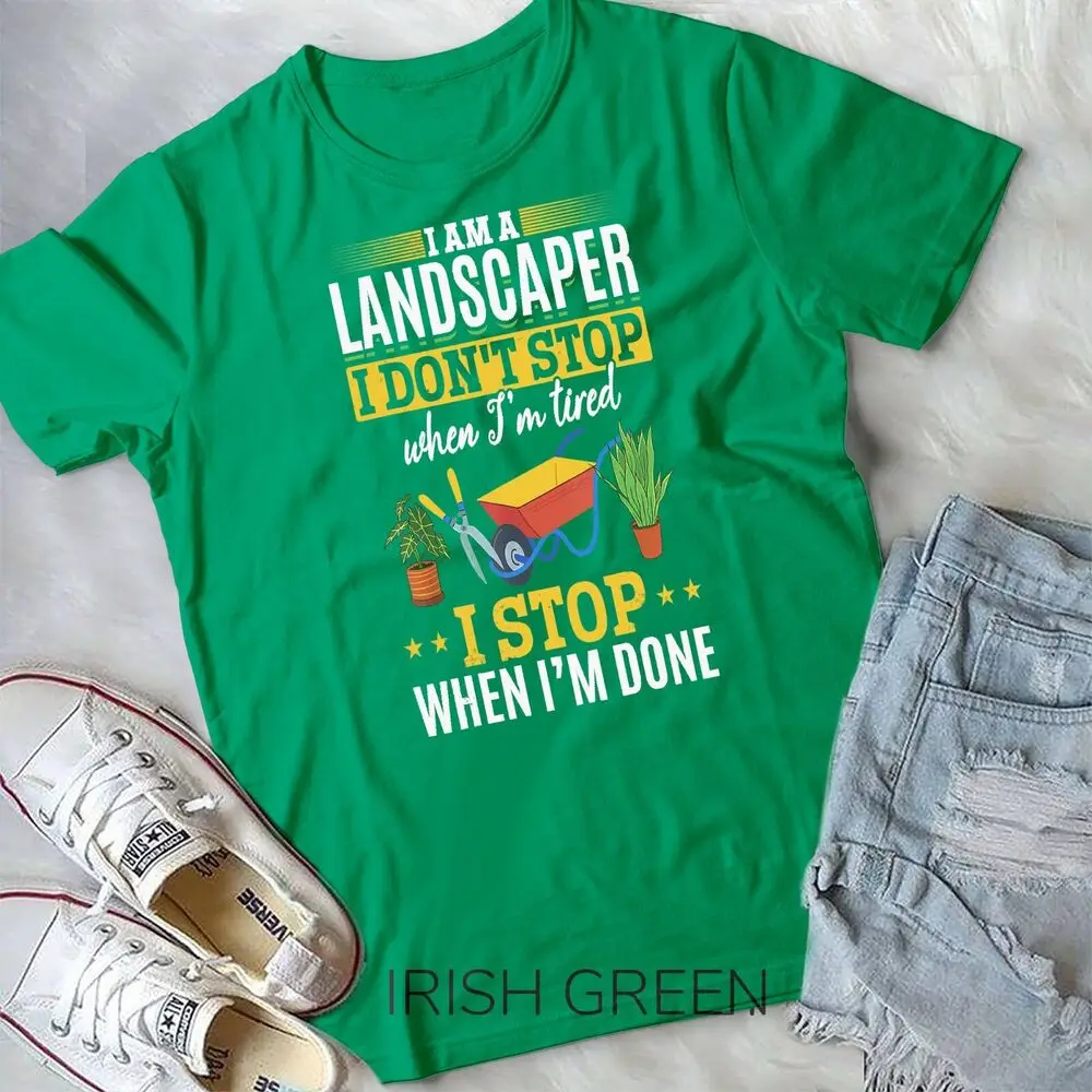 Landscaping Gardening Gardener Plant Garden Landscaper T-Shirt Unisex T-shirt