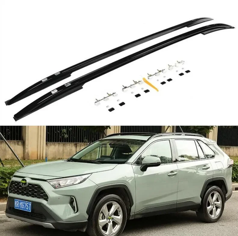 Roof Racks Fit For TOYOTA RAV4 RAV 4 2019 2020 2021 2022 Top Roof Rack Rail Luggage Aluminum Alloy