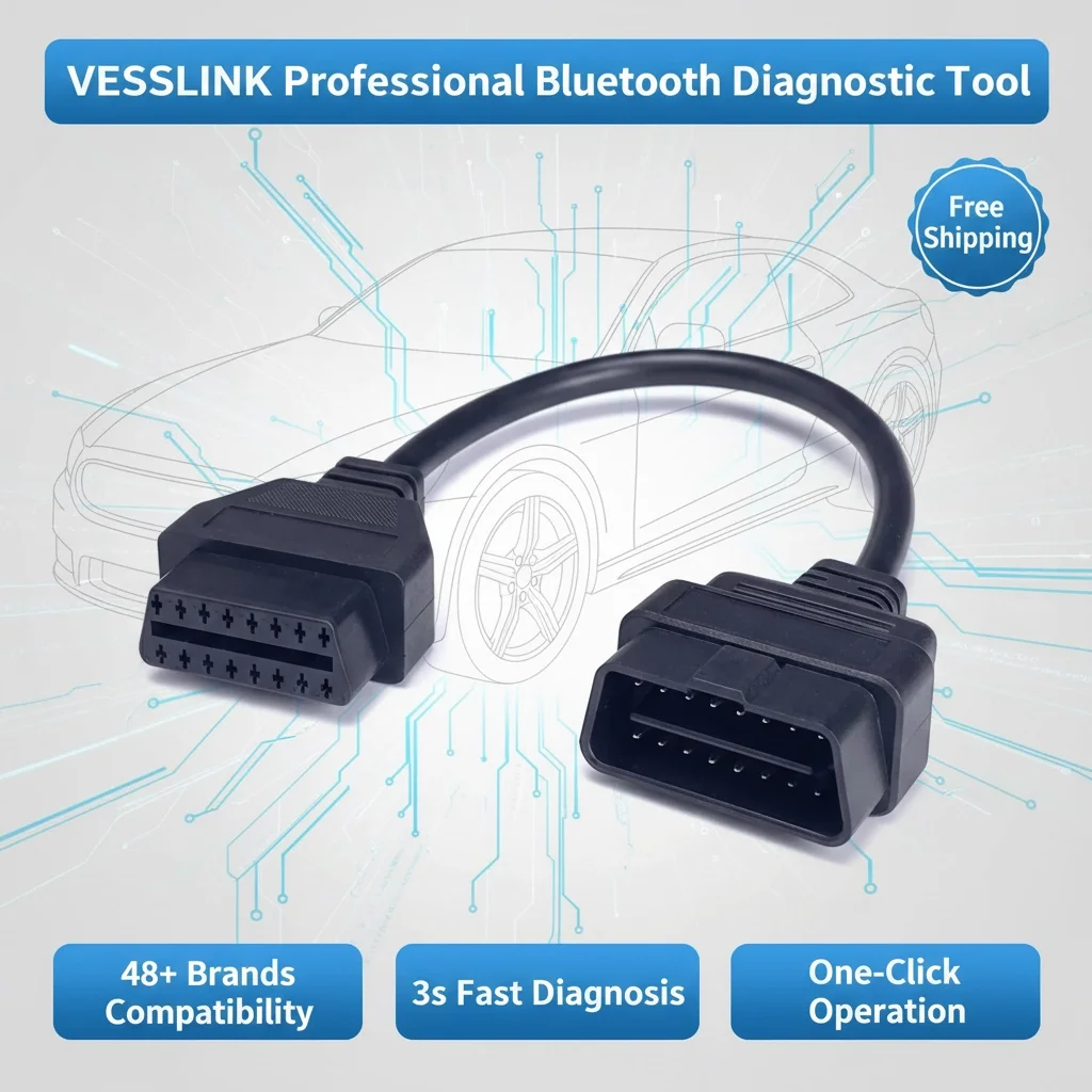 

Full Newest Pin OBD2 16pin Extension Cable 16 Pin OBDII OBD 2 EOBD Extend 16pin Female To Male Connector Car Cable