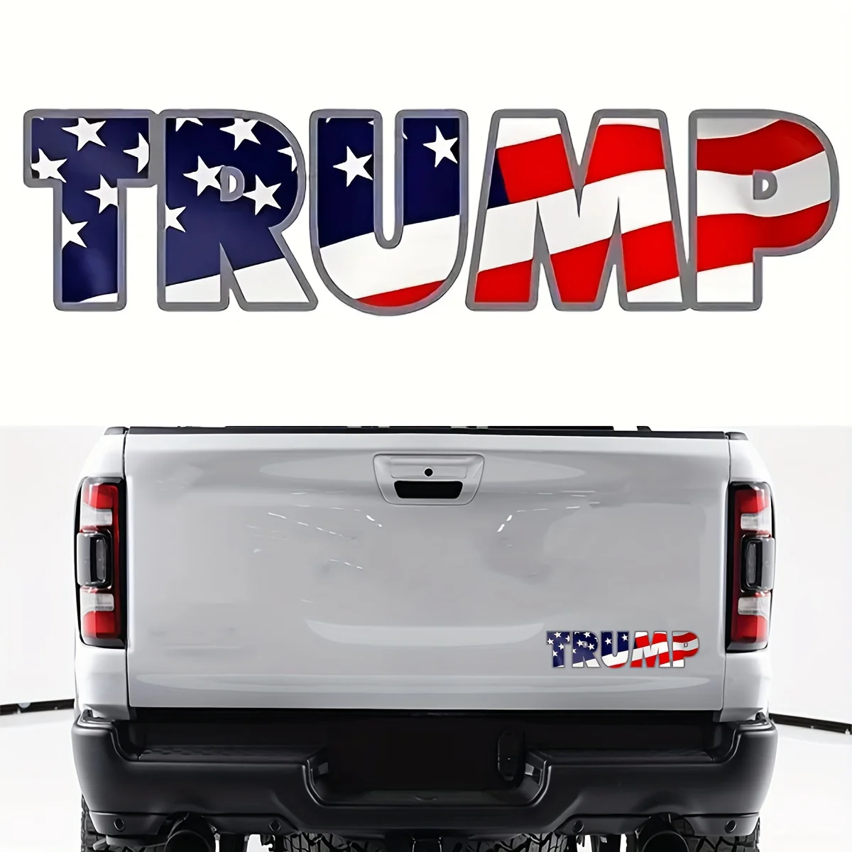 TRUMP America Waterproof Vinyl Car Decals Truck Stickers for Auto Window Bumper Decal Interesting Car Styling Decoration