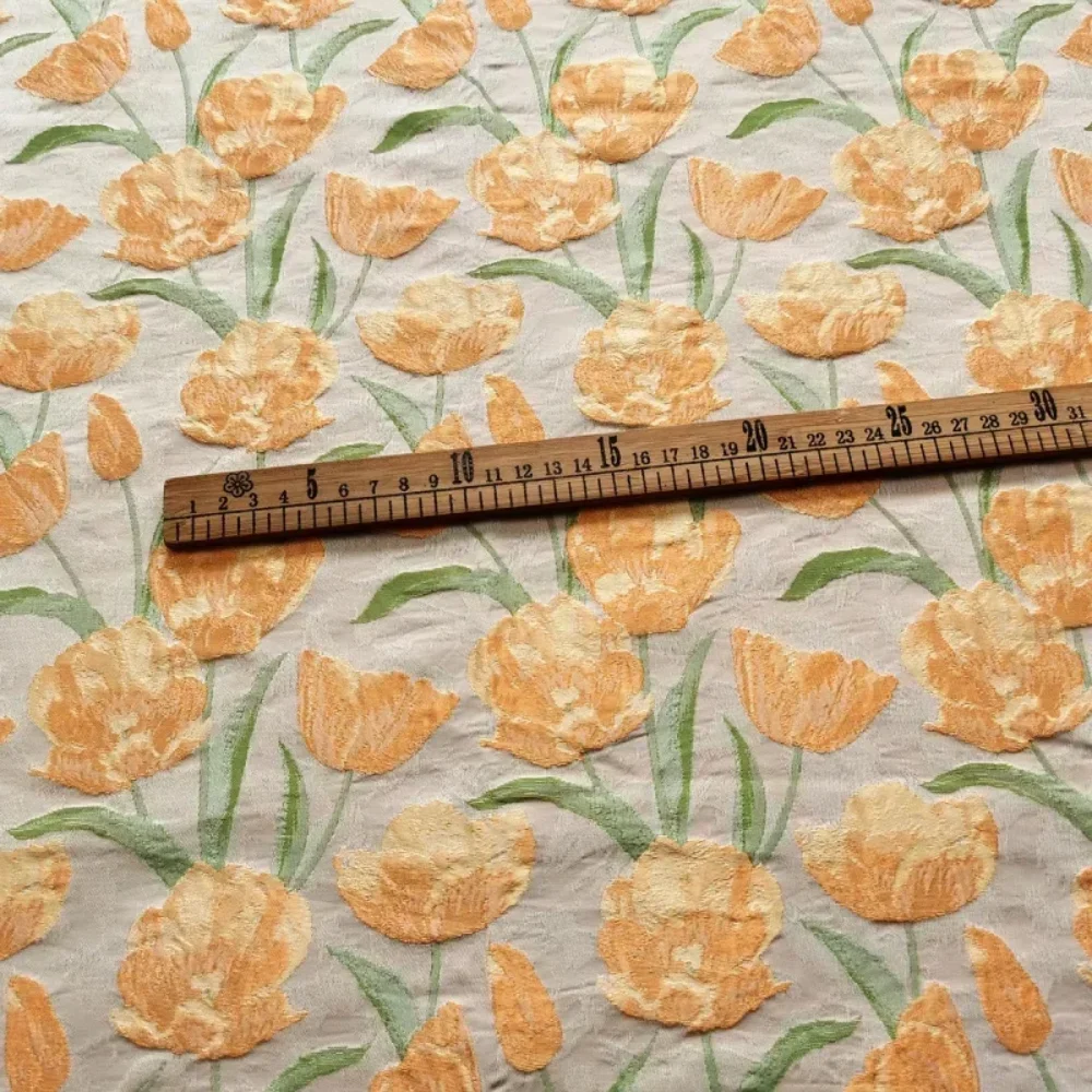 

Рельефная жаккардовая ткань, осенне-зимняя ветровка, тканая парчовая одежда, ткань для шитья своими руками, материал для метров