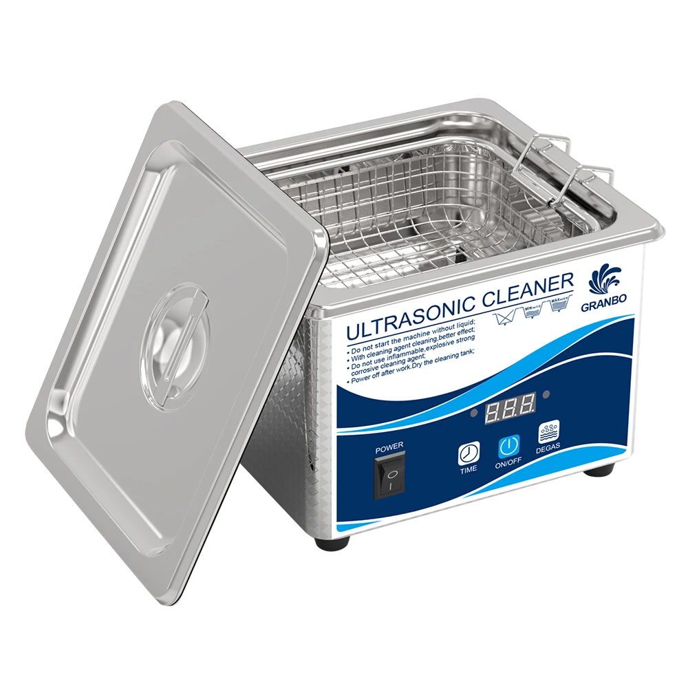 Pulitore ad ultrasuoni da 1 litro 40 kHz 35/60 W Macchina compatta per la pulizia della casa per occhiali, gioielli, orologi e piccole parti