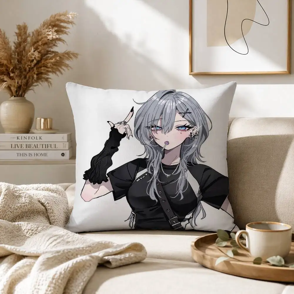 Haimiya-senpai wa Kowakute Kawaii Manga Pillow Case for Sofa Living Room Home office Decor Protective Cover
