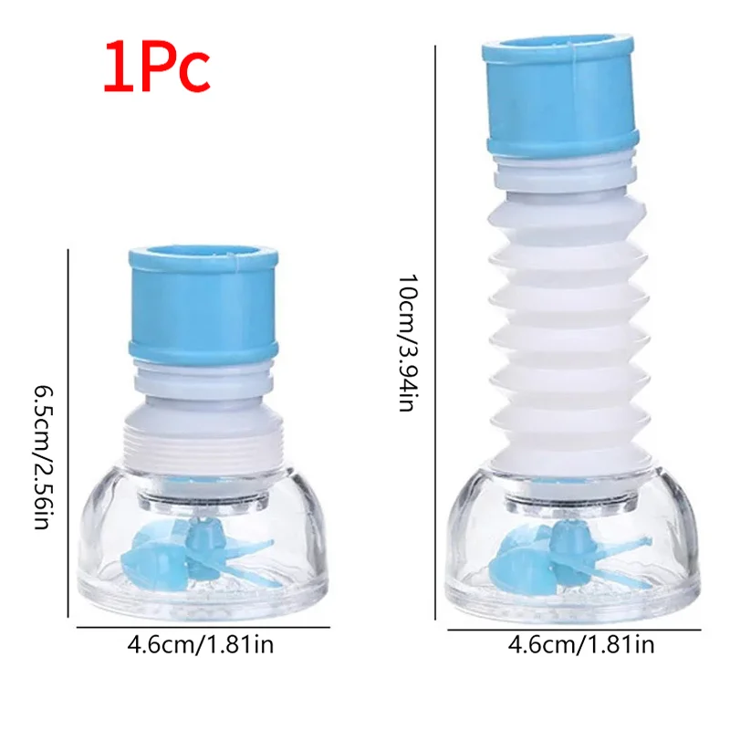 360°Swivel Extension Kitchen Faucet Aerator Telescopic Hose Sprayer Filter Diffuser Water Saving Nozzle Bath Faucet Connector.