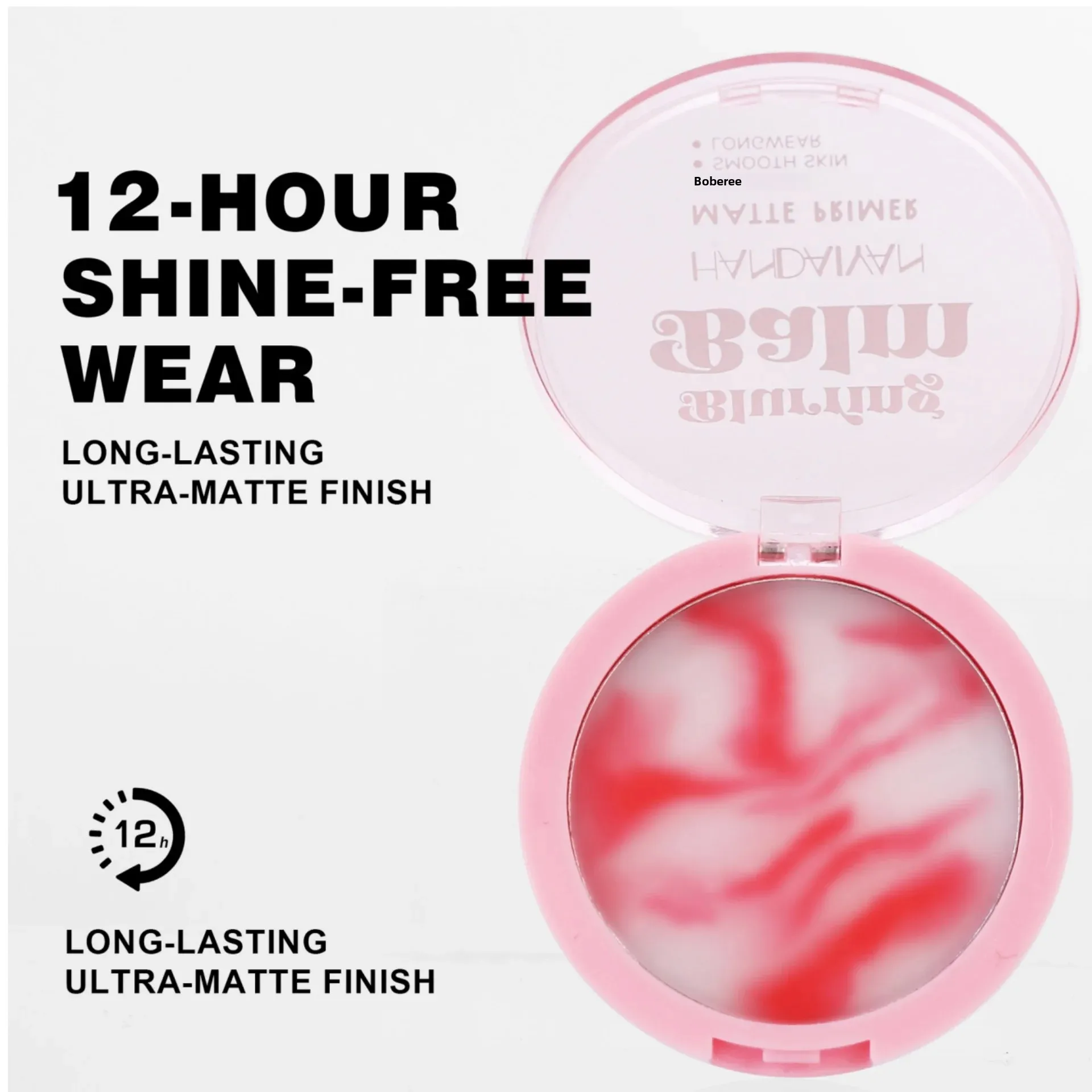 オイルコントロールブライトニングマットコンシーラーセッティングパウダー軽量防水パウダーミストなしソフトパフ付き