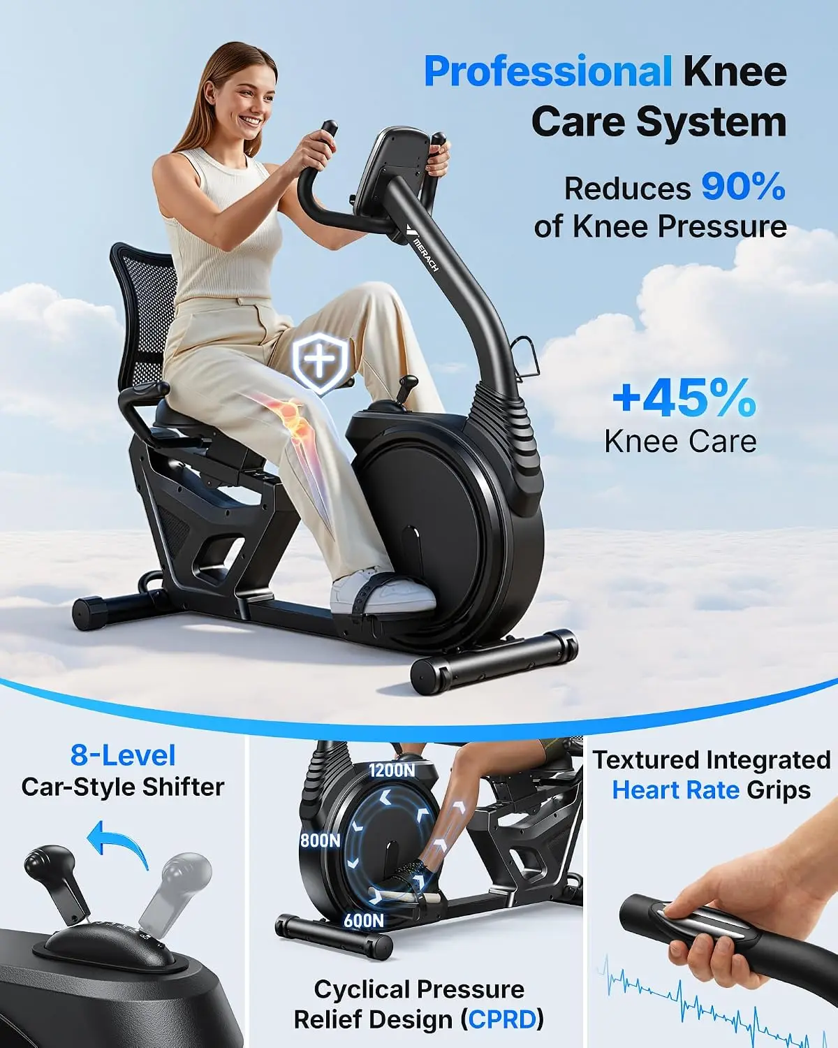 Recumbent Exercise Bikes for Home High-end, Customized