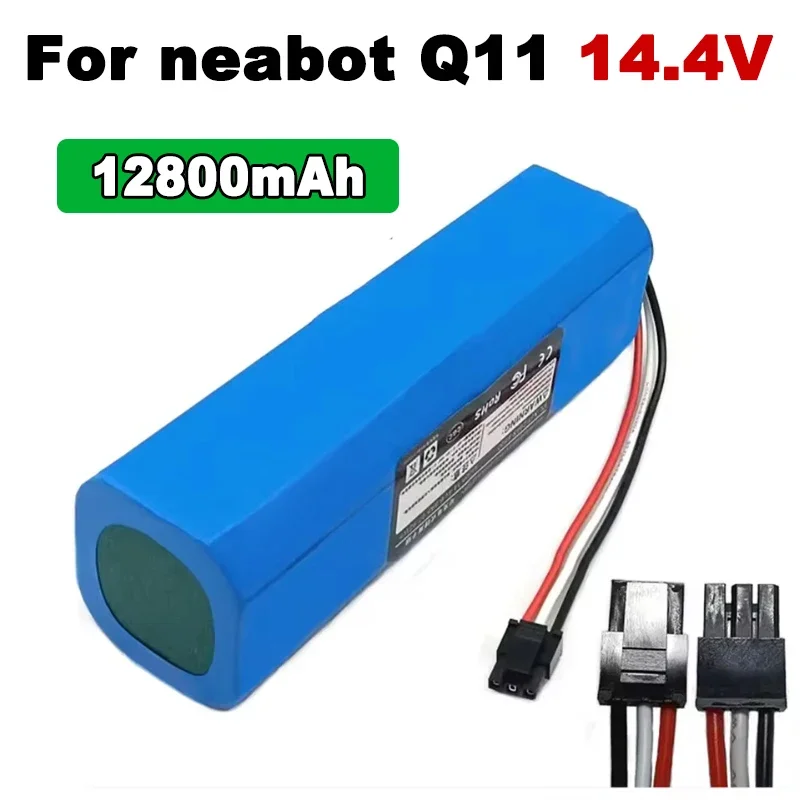 New 14.4V 6800mAh Original Rechargeable Li-ion Battery for Neabot Robotic Vacuum Cleaner Q11 Replace Accessories