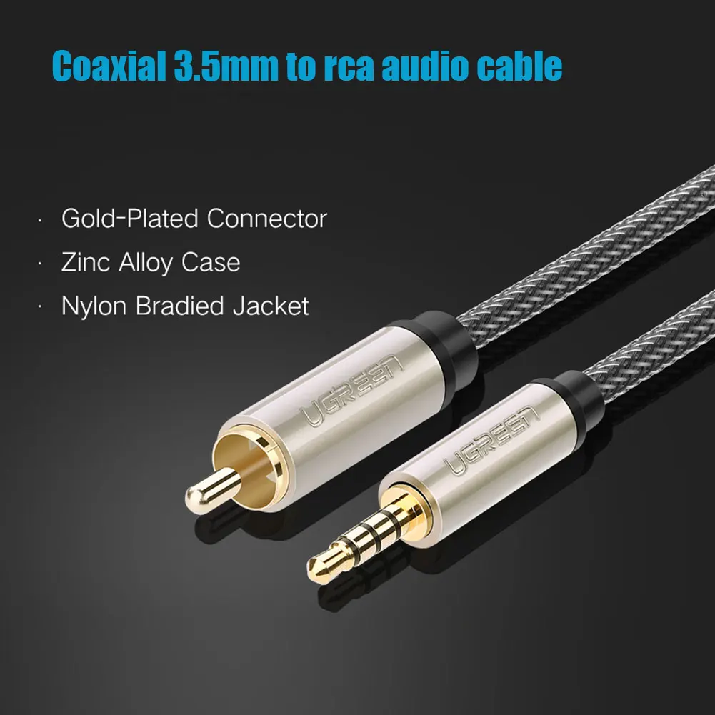 3.5mm Coaxial Digital Audio Cable Black Millet TV Special SPDIF Line Audio Wire Suitable for Speaker CD DVD Player Set-top Box