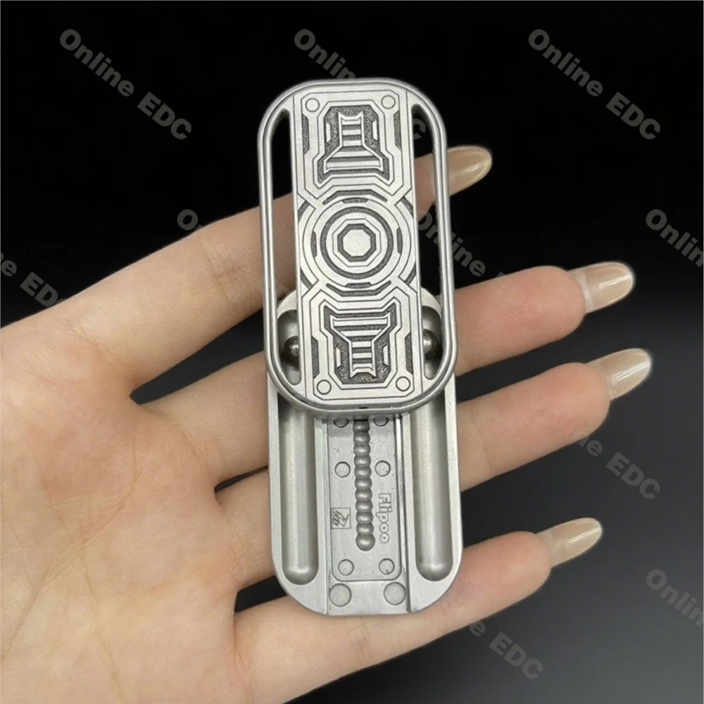 

Used EDC Toys PEL EDC Flipoo Magnet Fidget Slider Stainless Steel Fidget Toys For Adults Stress Relief Toy Limit