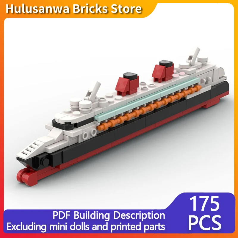 

Magic Passenger Cruise Ship Model MOC Building Bricks War Equipment Modular Technology Gifts Holiday Assemble Children Toys Suit