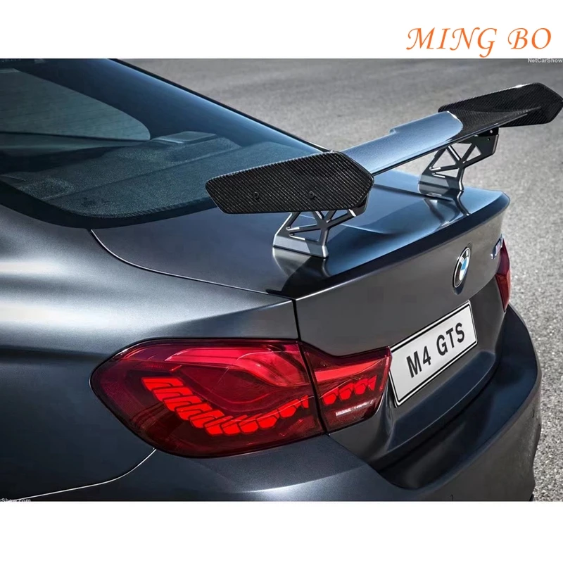 

FOR BMW F82 F80 M2 M3 M4 M5 M6 GTS style high quality ABS material / carbon fiber rear spoiler car styling