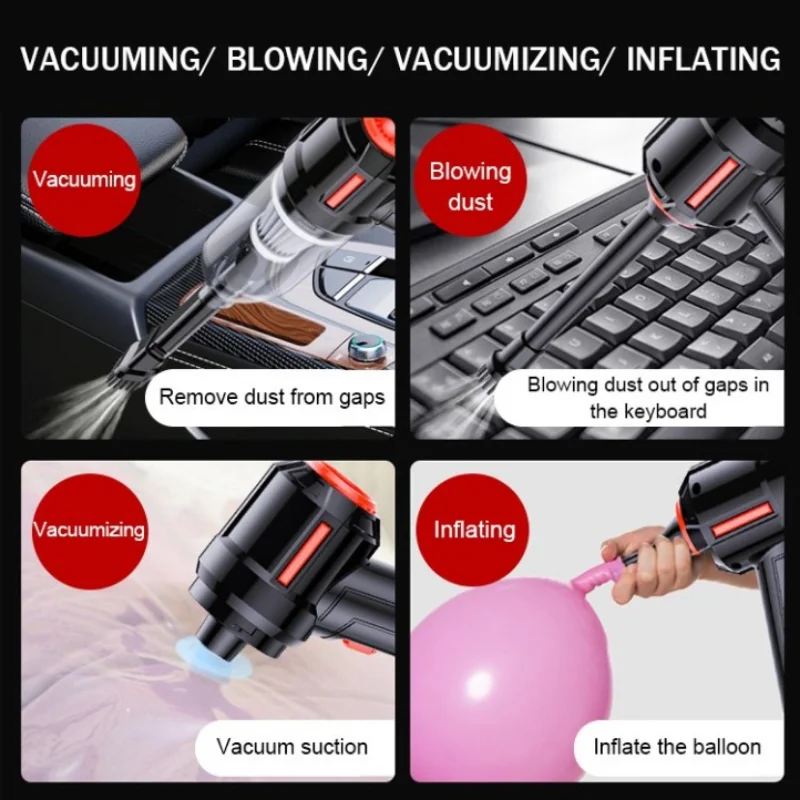 3-in-1 wireless High power vacuum cleaner Vehicle mounted vacuum cleaner Handheld dual purpose vacuum cleaner dust blower