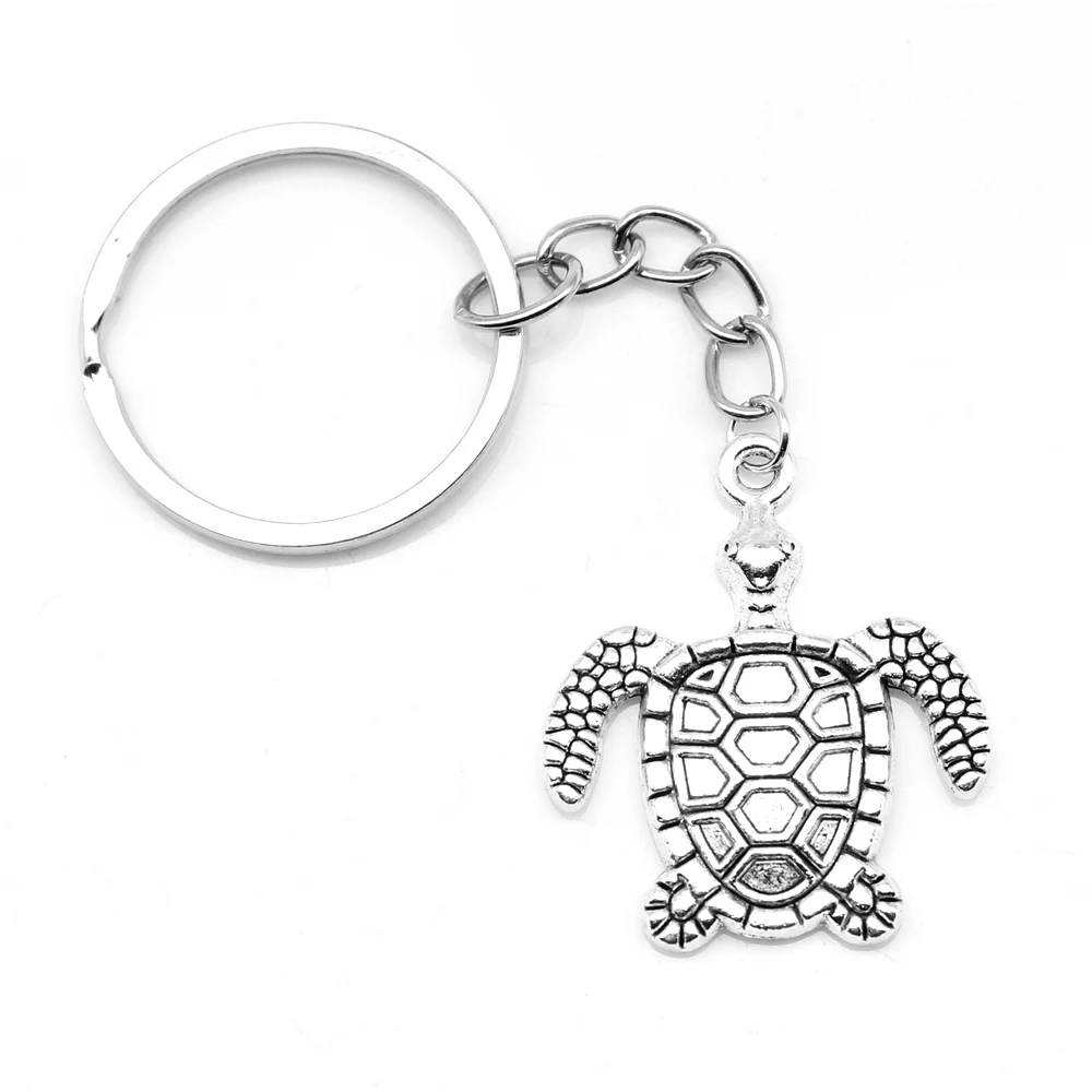 1 Piece 29x34mm Turtle Motorcycle Key Chain Special Gift