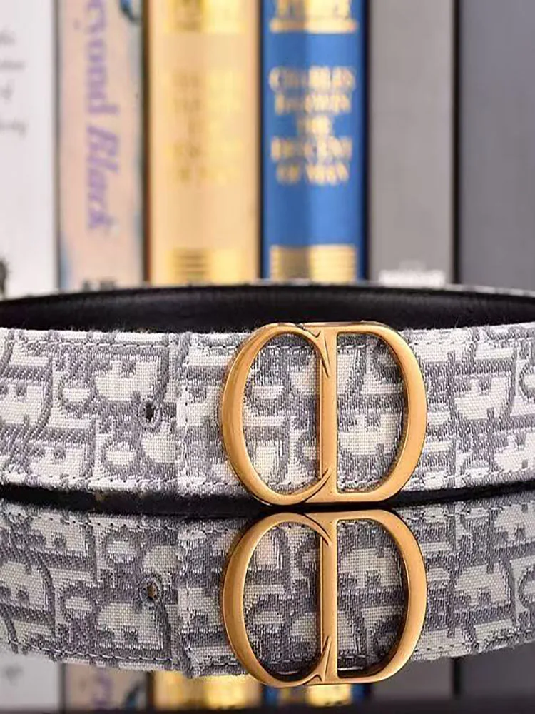 Cinturón con letras de diseño de marca de lujo, cinturón de cuero genuino de alta calidad, cinturón de ocio de negocios para hombres y mujeres