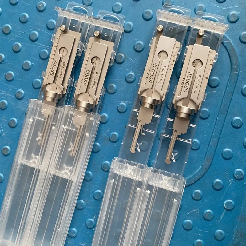 

SS003 SS003R Lishi 2-in-1 For ISEO 5 Pin 6 Pin Lock Door Open Locksmith Tools Lishi 2 in 1 SS003 SS003R Pick Civilian Lock