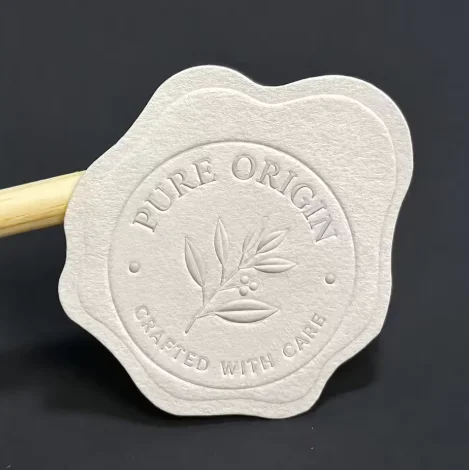 200pcs-customized-3d-logo-matte-texture-paper-embossed-printing-stickers-sealed-stickers-packaging-labels
