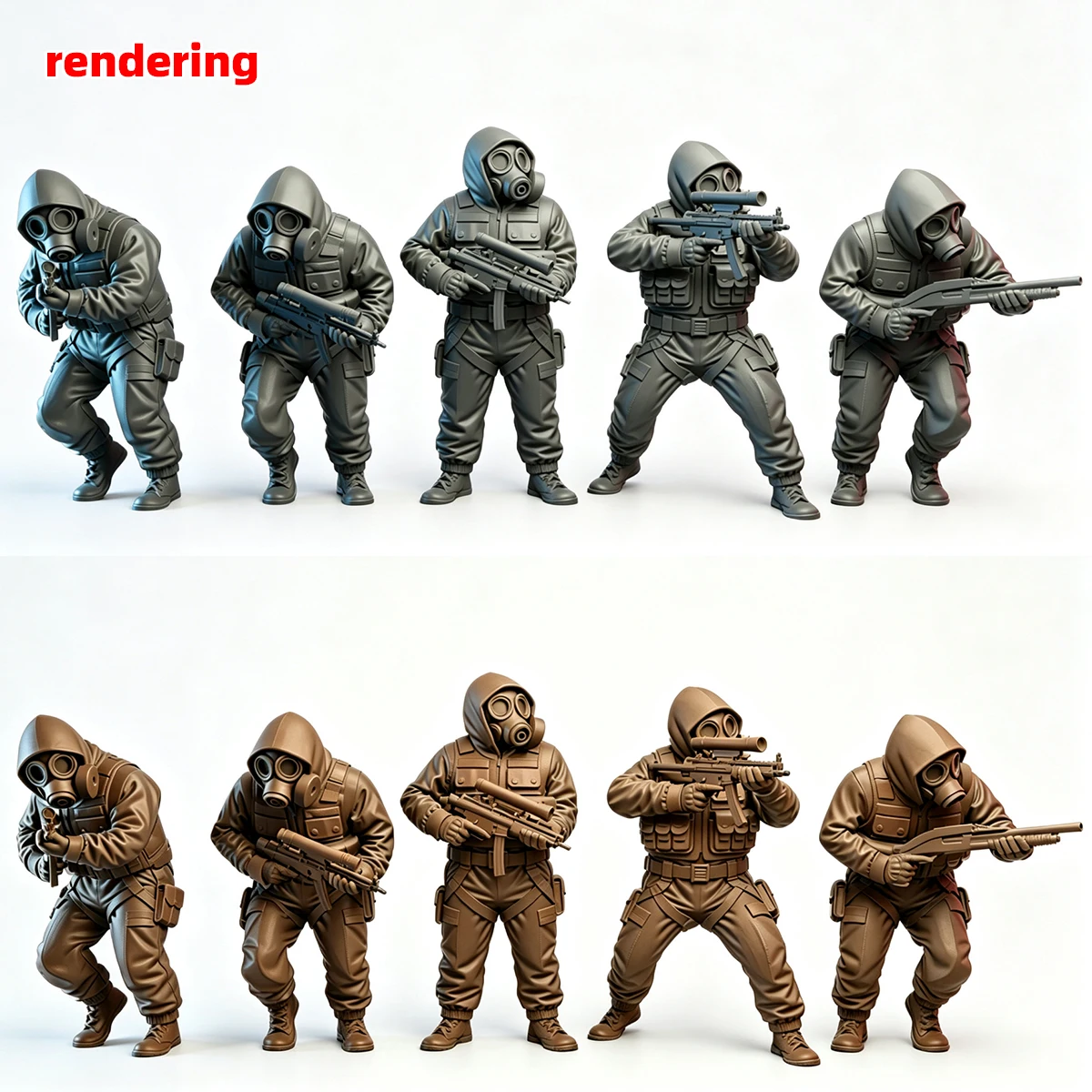 1/35 1/48 1/72 Modellbausatz 3D Harz Miniatur Soldatenfiguren Diorama Unbemalt Moderne Britische SAS Spezialeinheiten DIY – Detail 1