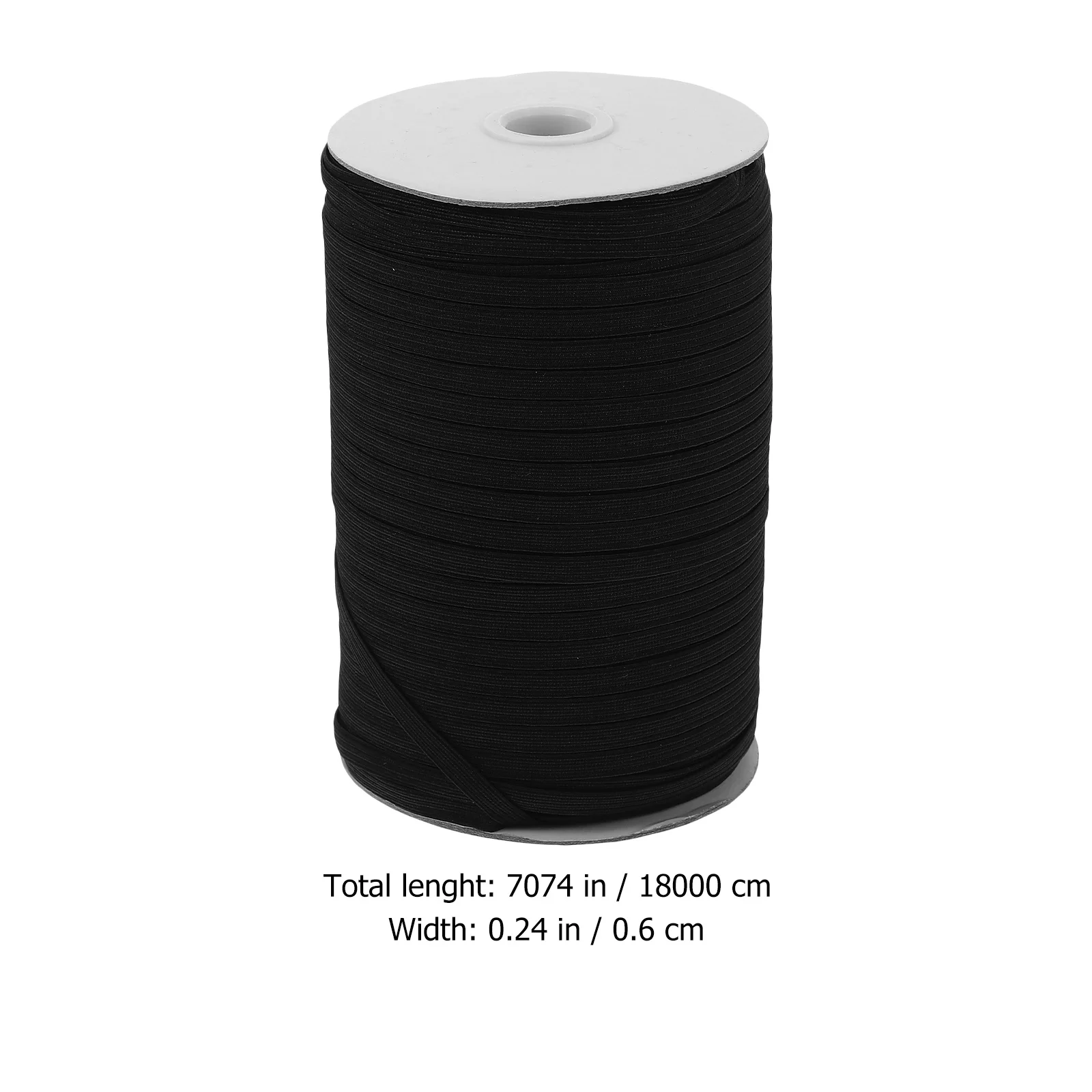 

1 Roll Elastic Band For Sewing Wide Elastic Ribbon Braided Cord Knit Rope Diy Craft Mask Making Projects Elastics Thread Cord