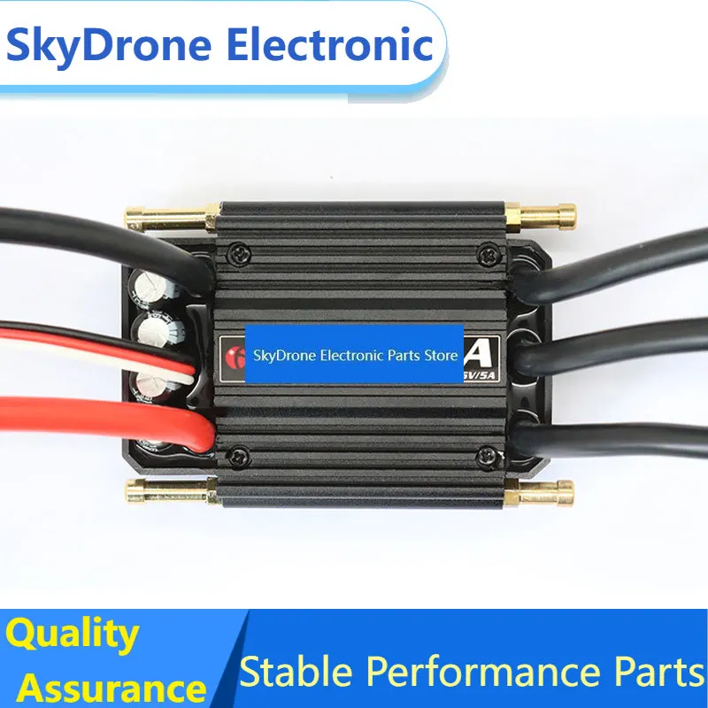 SkyDElFlycolor Brushless 50A 70A 90A 120A 150A ESC Speed Controller 2-6S Lipo BEC 5.5V/5A Controller For RC Boat
