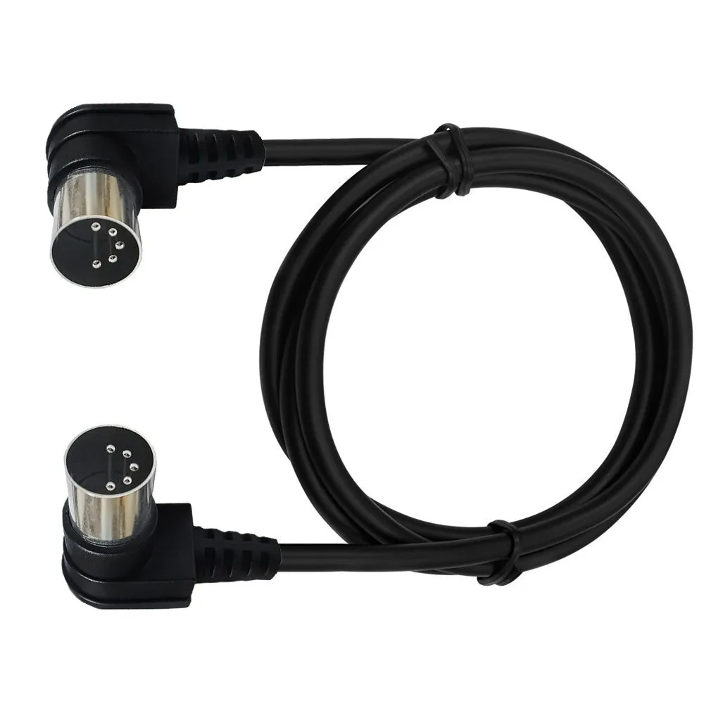 90 Grad Midi Din 5 poli Stecker-Stecker-Kabel 5 poli Din-Audio-Verlängerung stecker din-5pin M/M&M/F-Kabel adattatore 0,5-5M