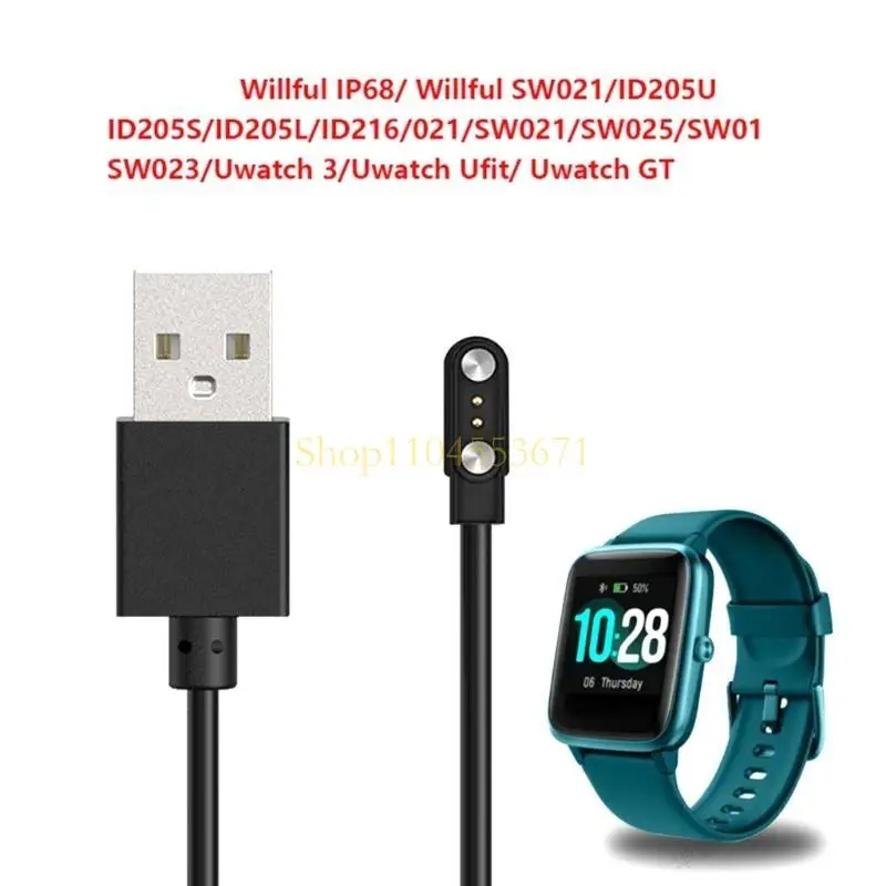 Best Seller Charging Cable Replacement for Willful IP68/Willful/SW021/ID205U/ID205S Magnetic USB Charger Cord for Smartwatch view 3