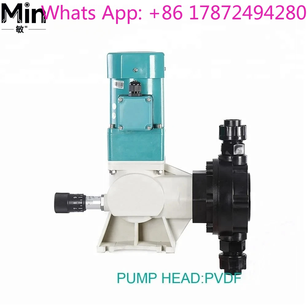 Industrial PVDF Pump Head 100L | Newdose Motorized Dosing Pump for Chemical Industry