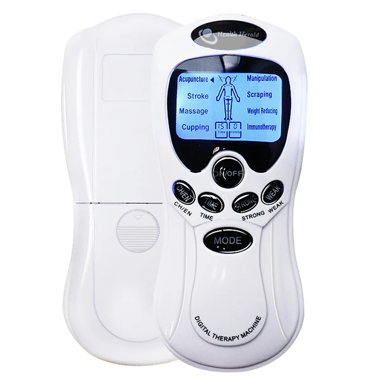 

Electronic Muscle Stimulator Double Channel EMS Tens Physiotherapy Therapy Body Massage Machine Back Body Neck Massager