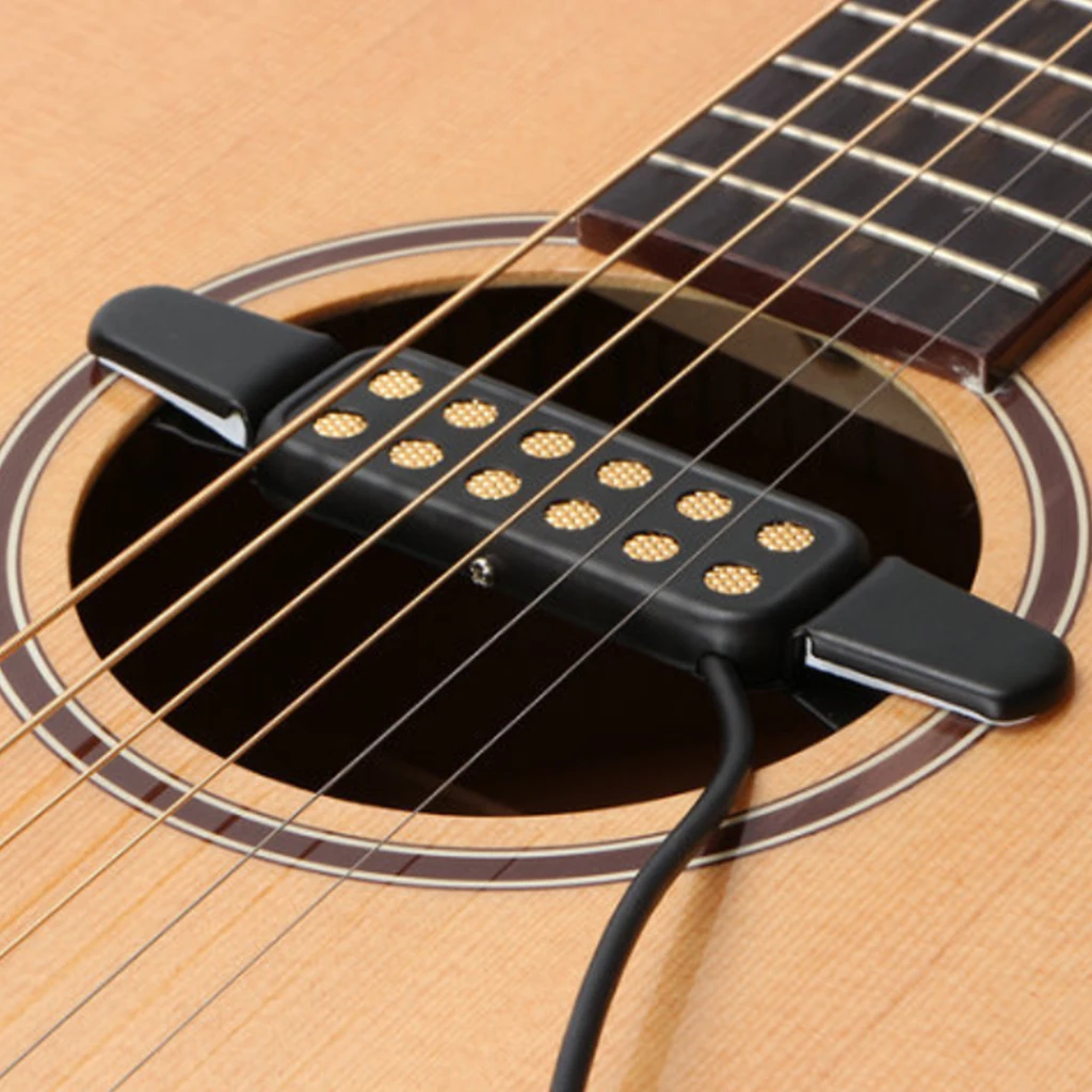 NAOMI Guitar Pickup Acoustic Electric Transducer Acoustic Guitar Sound Hole Pickup  Magnetic Transducer