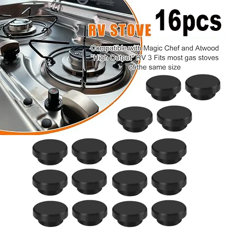 

16PCS Rubber Plugs Protective For Smev Dometic Grommet Sleeve Pan Hob Support Motorhome Caravan Camper Van Trailer Accessories