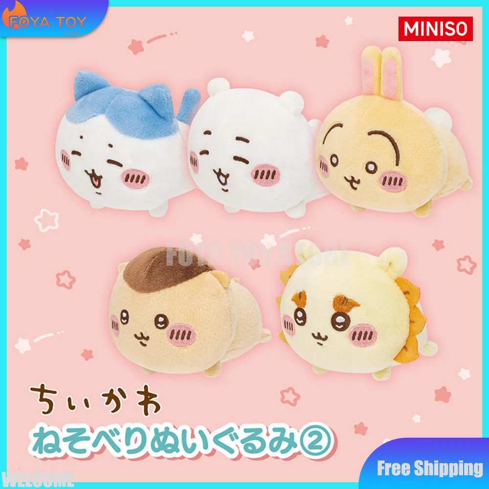 Neue Original MINISO CHIIKAWA Liegende Plüschfigur Blind Box Teil 2 Niedliche Trendige Spielzeuge Sammelbare Schlüsselanhänger Anime-Geschenk