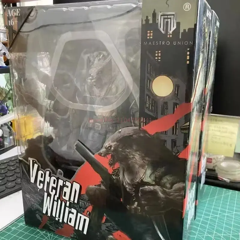 متوفر في المخزون سلسلة كوكب Furay المخضرم ويليام بالذئب أنيمي تمثال عمل تمثال المنقولة التجمع لعبة مجسمة دمية هدية #5