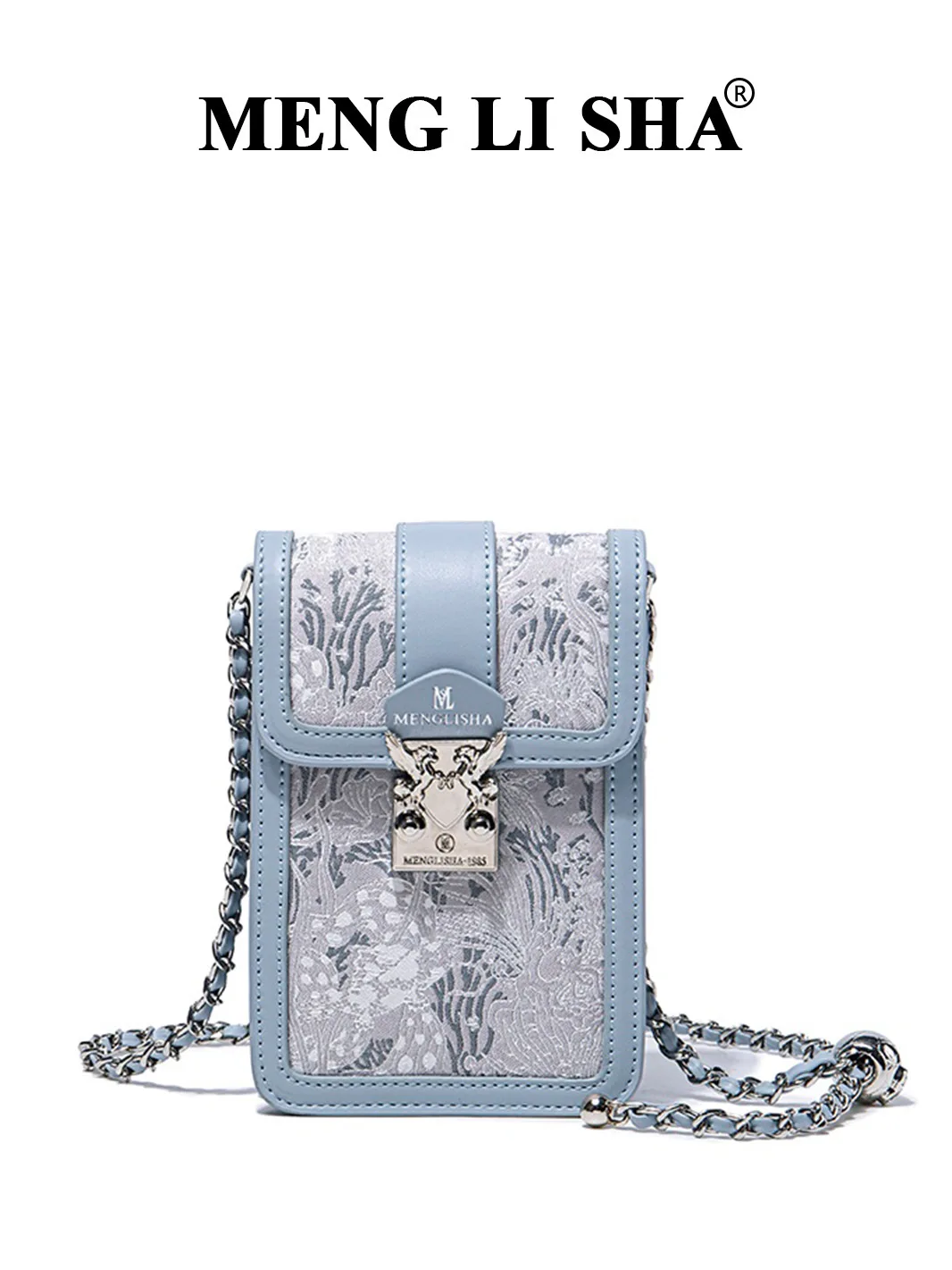 New trendy and unique embroidered mobile phone bag - perfect for women, portable and adjustable strap crossbody bag