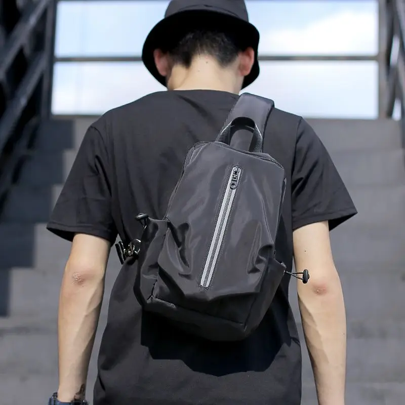 Autumn Outdoor Male Casual Crossbody Bag Shoulder Chest Bag for Men Men Anti Theft School Short Trip Messengers Sling Bag