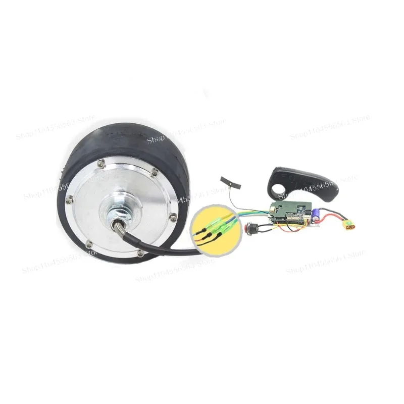 4 inch DC24V/36V Brushless Geared Hub Motor Single Drive with Wired/Wireless Controller for Robot/Scooter