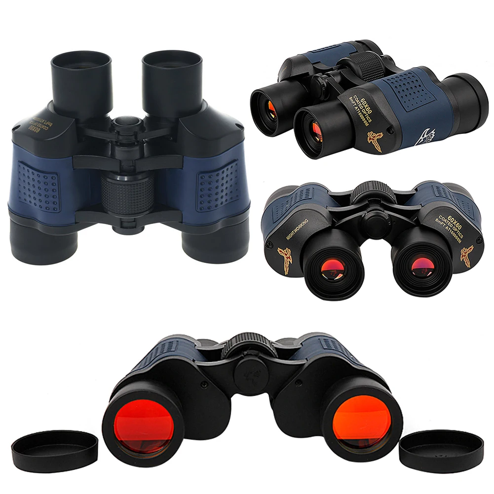 60x60 Professional Powerful Binoculars Long Range Telescope Portable Binoculars for Bird Watching Hunting Hiking Travel Sports